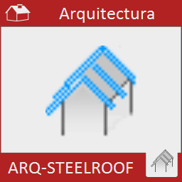 genera de forma automática todo tipo de estructuras métalicas de acero en 3D para tejados o cubiertas desde AutoCAD.