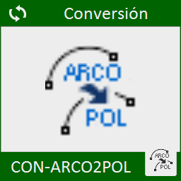 Convierte entidades de arco en polilíneas.