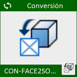 Convierte entidades de 3DCARA/3DFACE en SOLIDOS/SOLID.