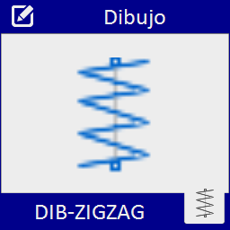 Crea lineas en zig-zag sobre los puntos marcados por el usuario.