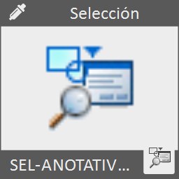 Selecciona todas las inserciones de bloque que sean anotativas.