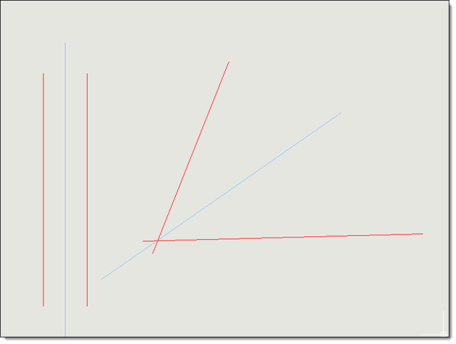 Calcula la bisectriz entre 2 entidades del dibujo.