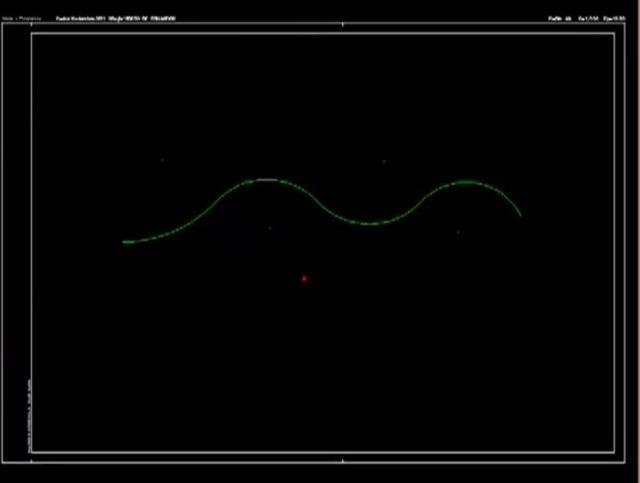 Proyecta una serie de puntos sobre una polilínea acotando las distancias entre los puntos y la curva.